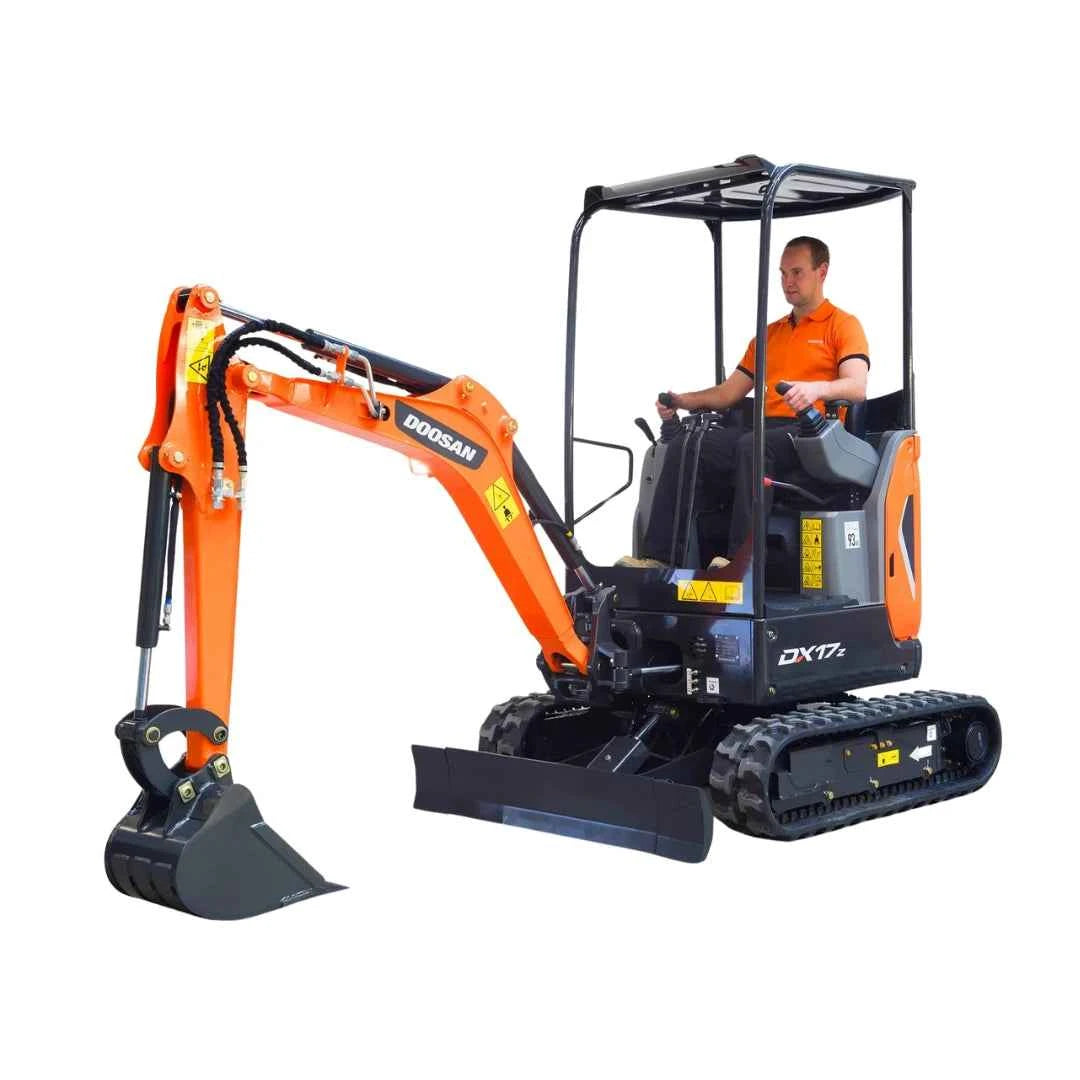 Doosan DX17Z Mini Excavator - Creative Vision Building & Landscapes