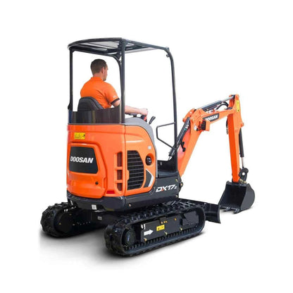 Doosan DX17Z Mini Excavator - Creative Vision Building & Landscapes