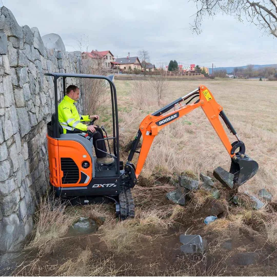Doosan DX17Z Mini Excavator - Creative Vision Building & Landscapes
