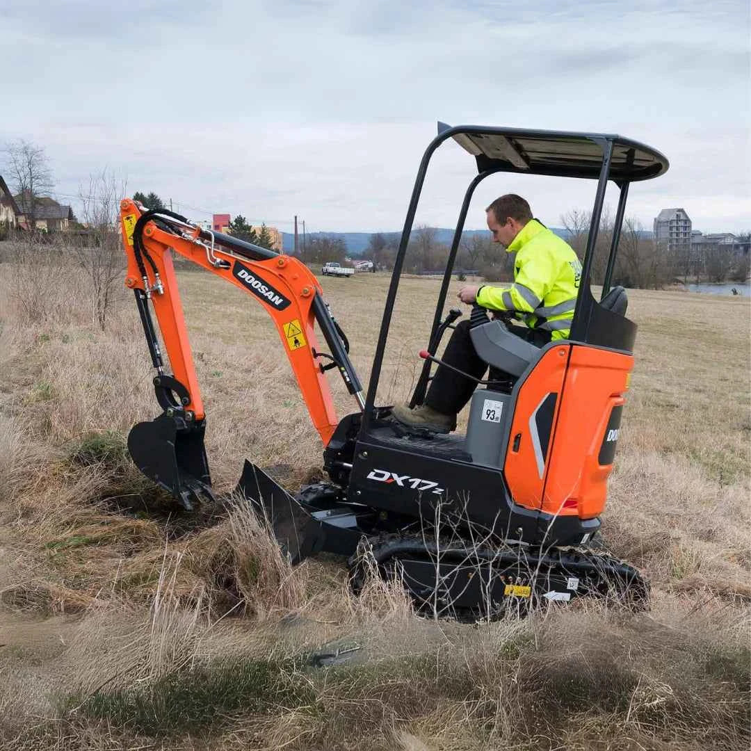 Doosan DX17Z Mini Excavator - Creative Vision Building & Landscapes